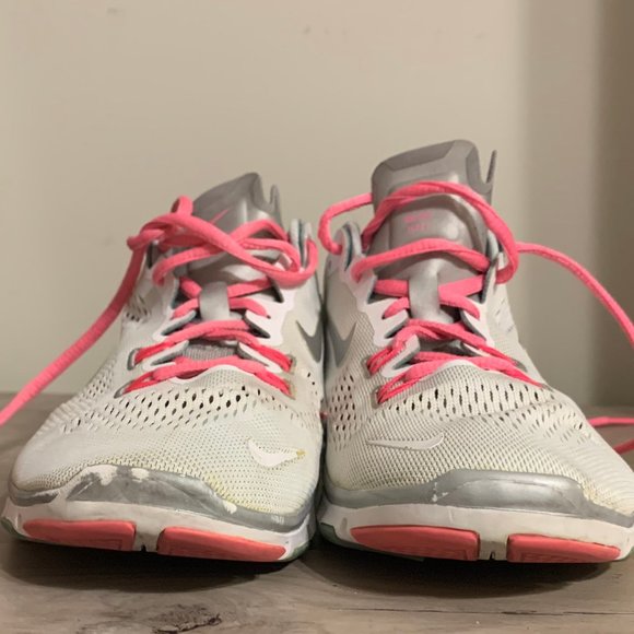 Women Nike Free 5.0 TR Fit 4 White Pink Size 8 - Picture 11 of 15